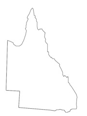 Outline picture of Queensland